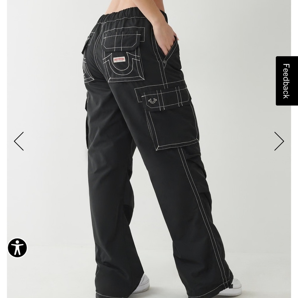 True religion bobbi cargo pants size 28